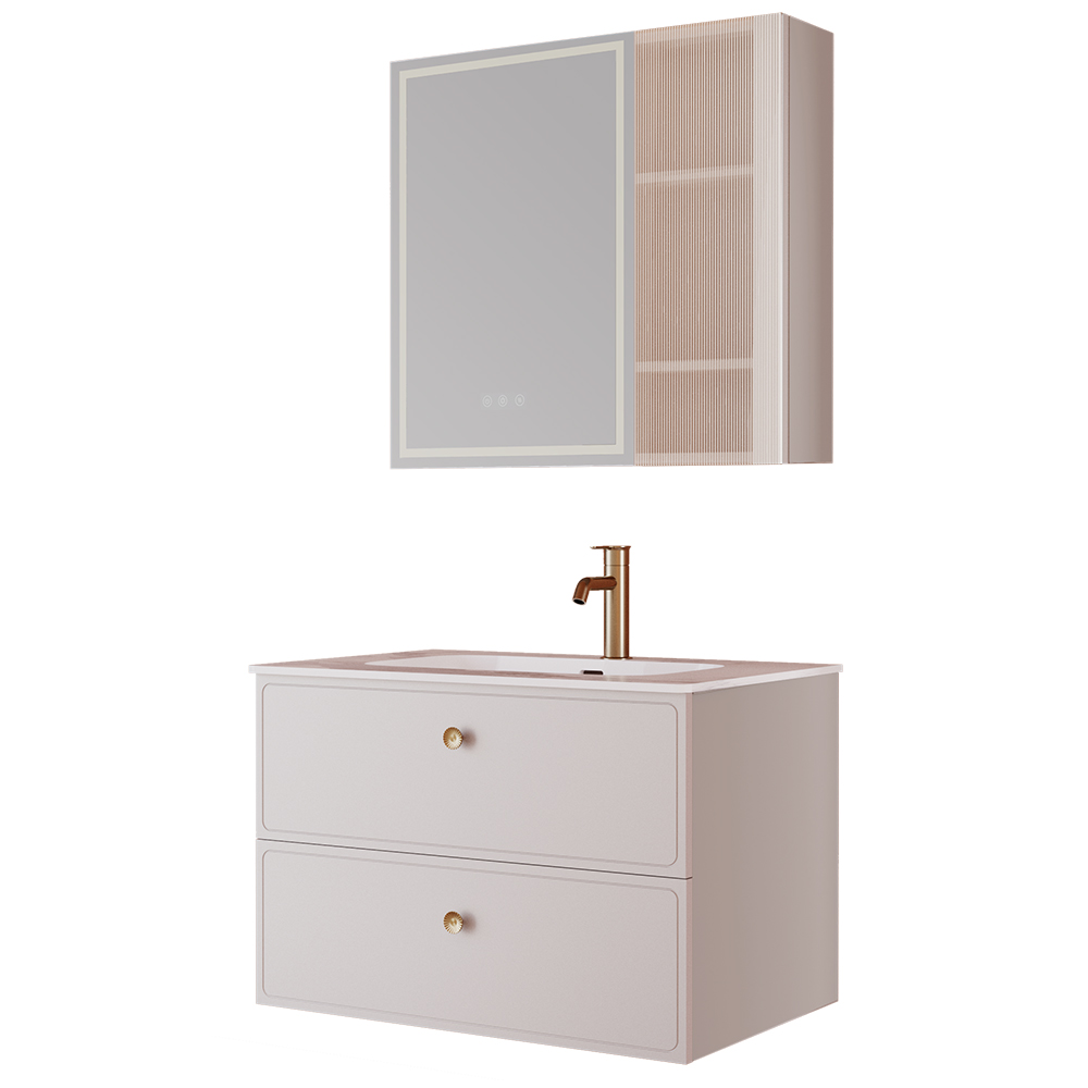 BC6301-080巖板款 生態(tài)實木浴室柜