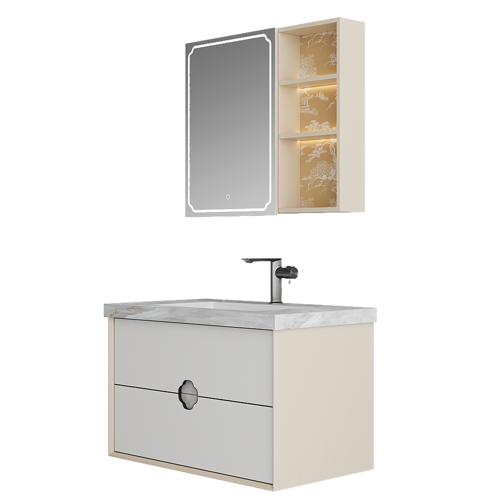 BC6303-090巖板款 生態實木浴室柜